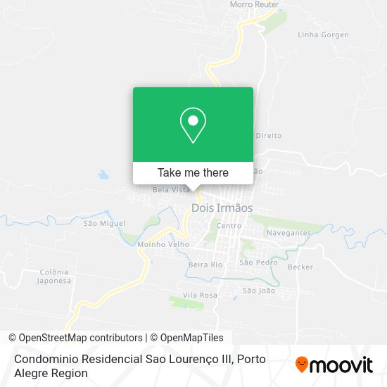 Condominio Residencial Sao Lourenço III map