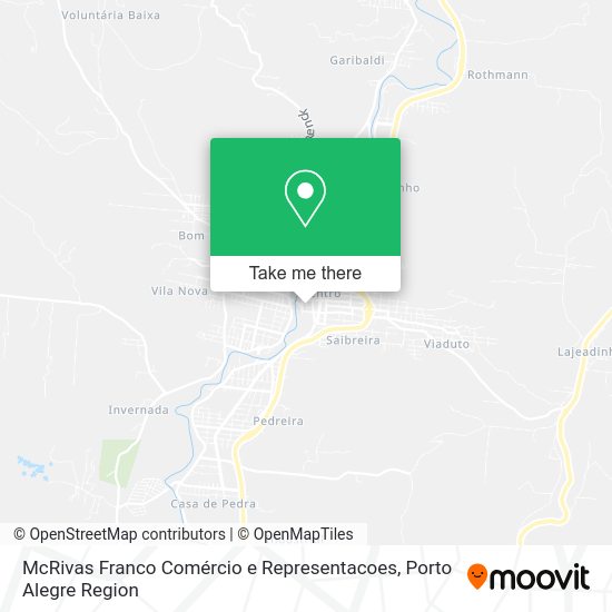 McRivas Franco Comércio e Representacoes map