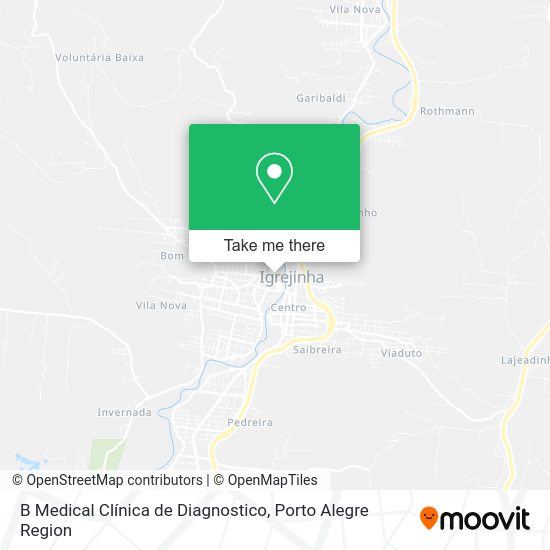 B Medical Clínica de Diagnostico map