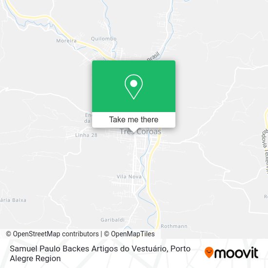 Samuel Paulo Backes Artigos do Vestuário map