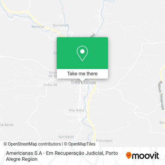 Americanas S.A - Em Recuperação Judicial map