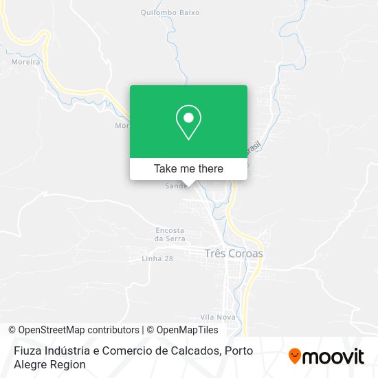 Fiuza Indústria e Comercio de Calcados map