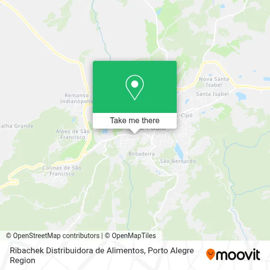 Ribachek Distribuidora de Alimentos map