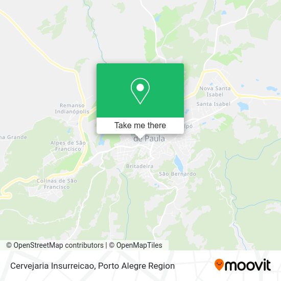 Cervejaria Insurreicao map