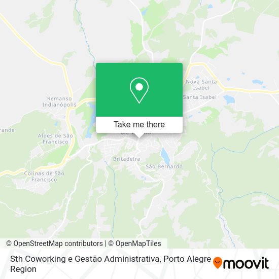 Sth Coworking e Gestão Administrativa map