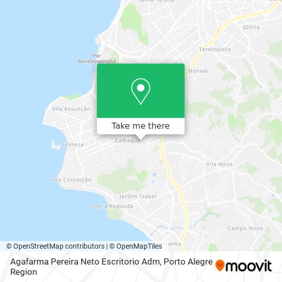 Agafarma Pereira Neto Escritorio Adm map