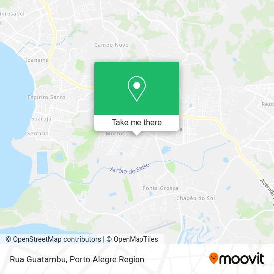 Rua Guatambu map