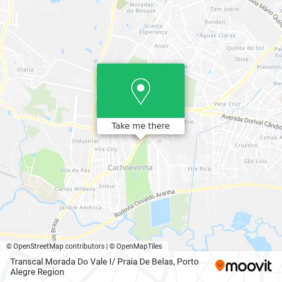 Mapa Transcal Morada Do Vale I/ Praia De Belas