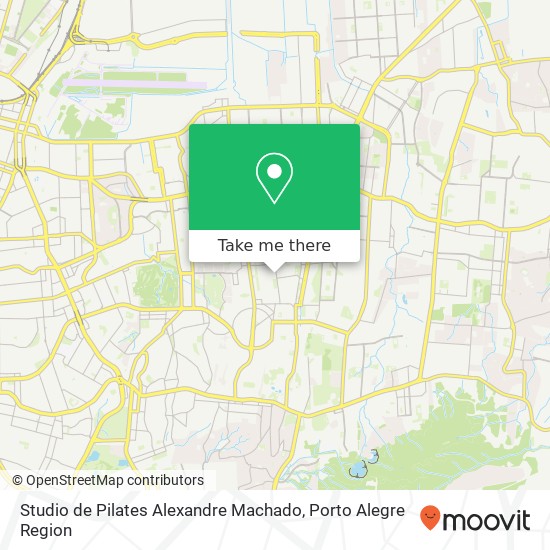 Mapa Studio de Pilates Alexandre Machado