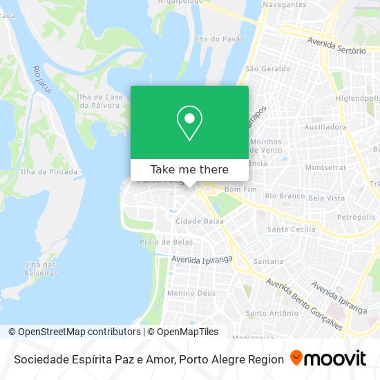 Sociedade Espírita Paz e Amor map