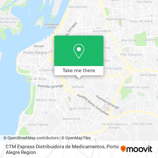CTM Express Distribuidora de Medicamentos map