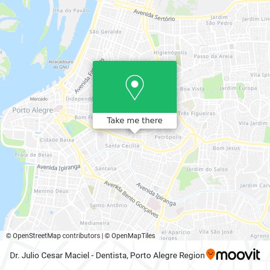 Dr. Julio Cesar Maciel - Dentista map