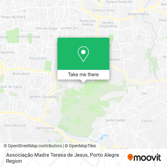 Associação Madre Teresa de Jesus map