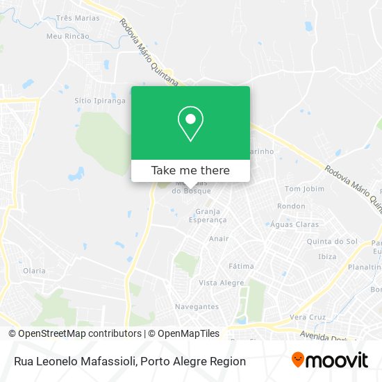 Rua Leonelo Mafassioli map
