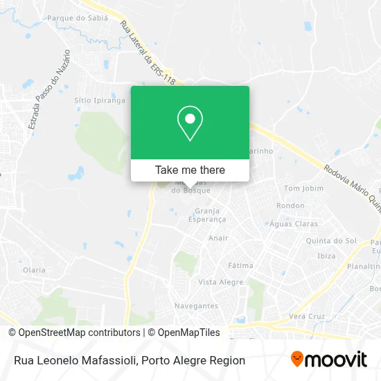 Rua Leonelo Mafassioli map