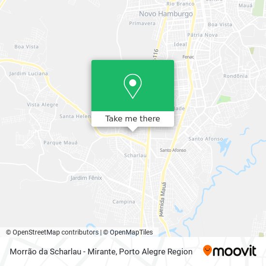 Morrão da Scharlau - Mirante map