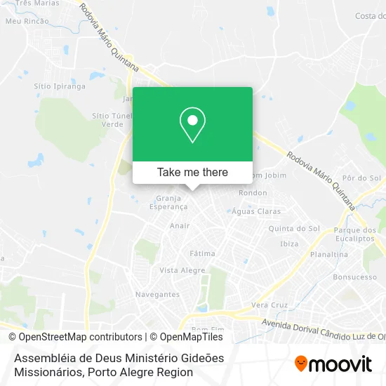Assembléia de Deus Ministério Gideões Missionários map