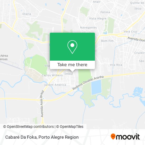 Cabaré Da Foka map