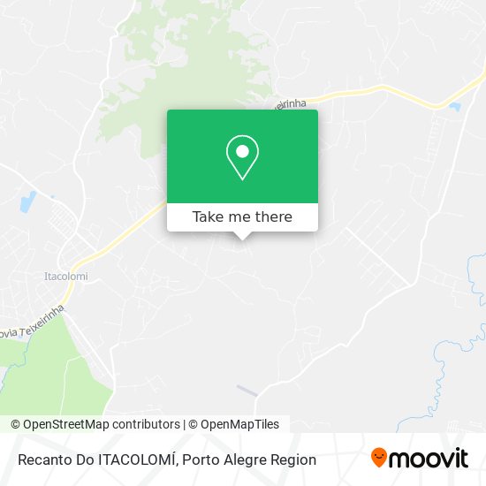 Recanto Do ITACOLOMÍ map