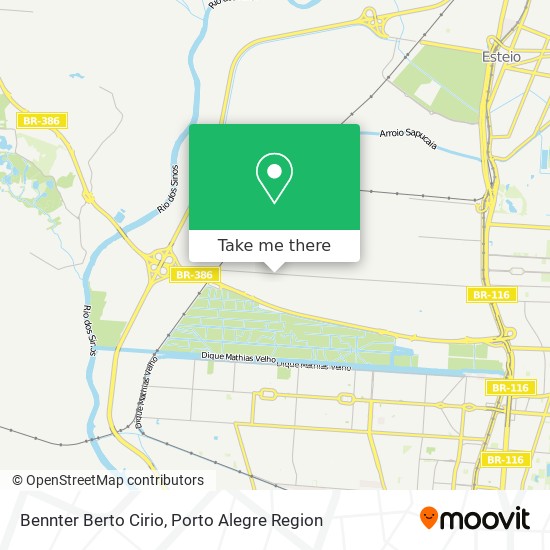 Bennter Berto Cirio map