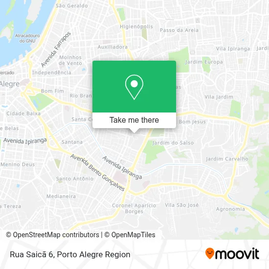 Rua Saicã 6 map