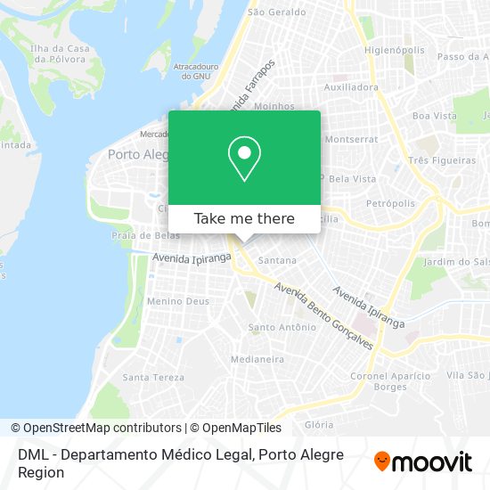 DML - Departamento Médico Legal map