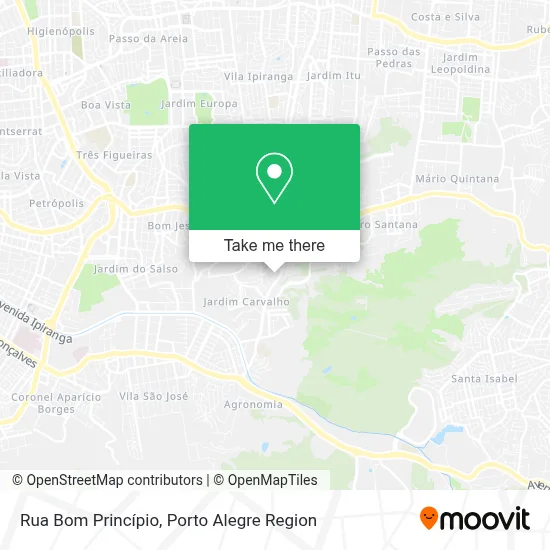Rua Bom Princípio map