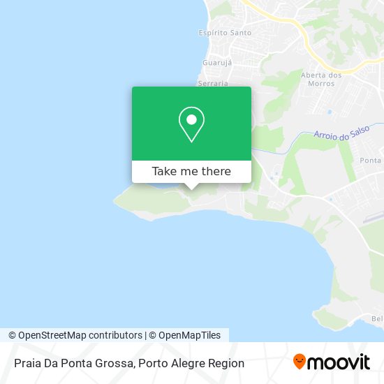 Praia Da Ponta Grossa map