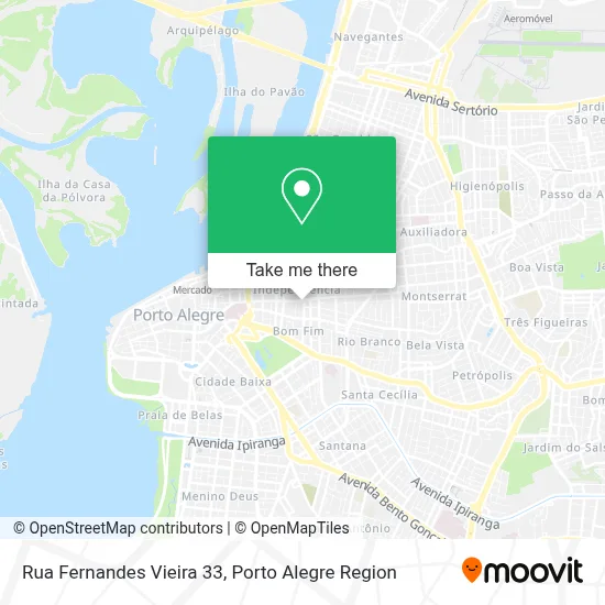 Rua Fernandes Vieira 33 map