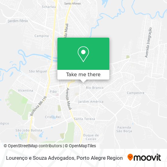 Lourenço e Souza Advogados map