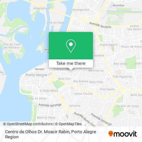 Centro de Olhos Dr. Moacir Rabin map