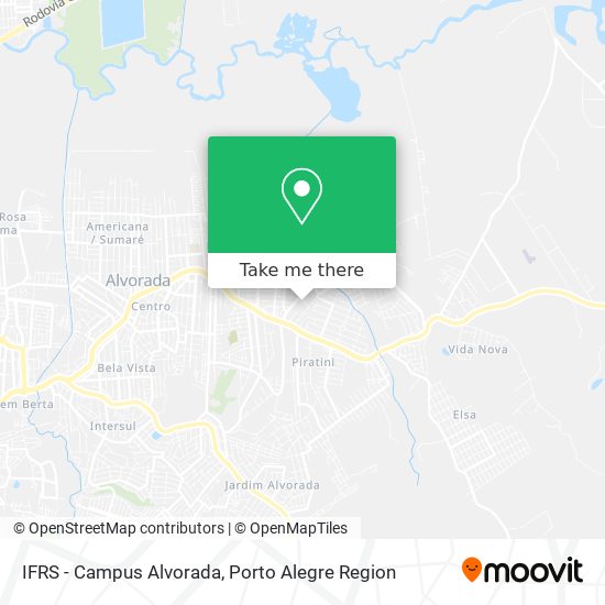 IFRS - Campus Alvorada map