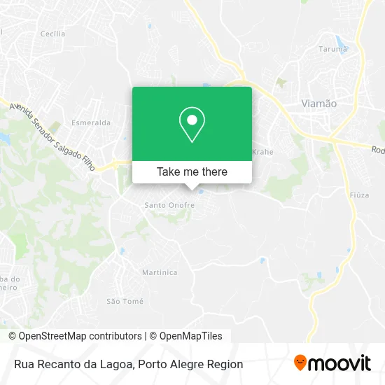Rua Recanto da Lagoa map