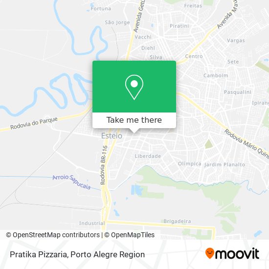 Pratika Pizzaria map