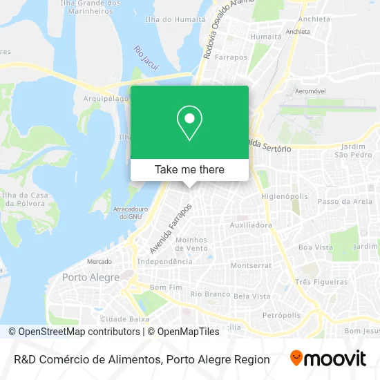 R&D Comércio de Alimentos map