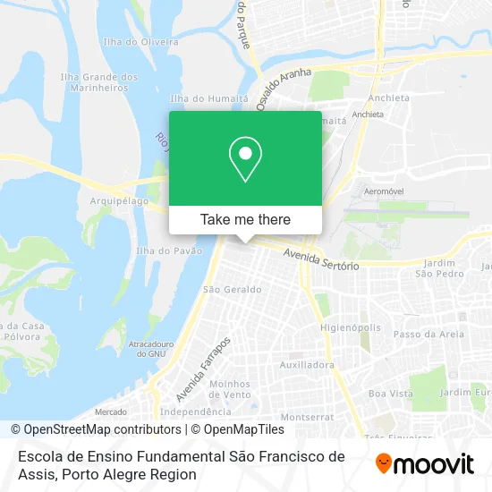 Escola de Ensino Fundamental São Francisco de Assis map