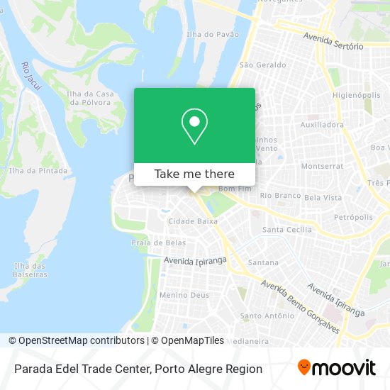 Parada Edel Trade Center map
