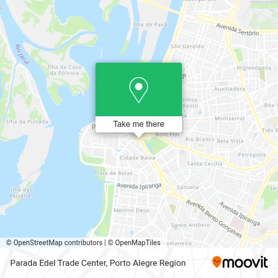 Parada Edel Trade Center map