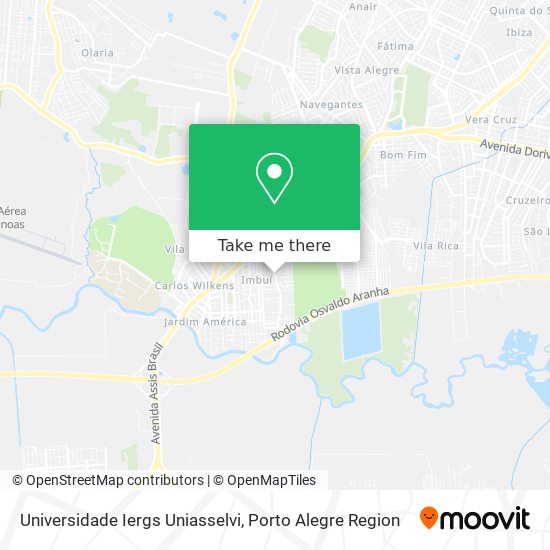 Universidade Iergs Uniasselvi map