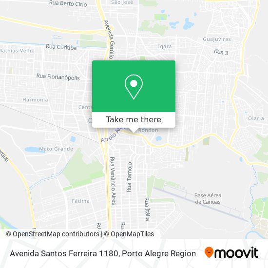 Mapa Avenida Santos Ferreira 1180