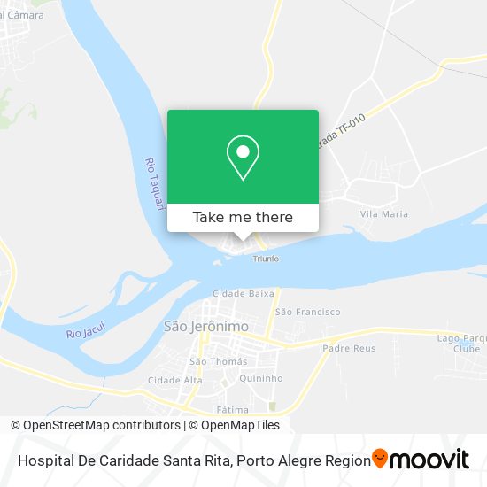 Hospital De Caridade Santa Rita map