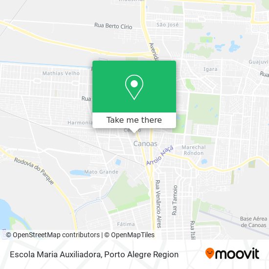 Mapa Escola Maria Auxiliadora