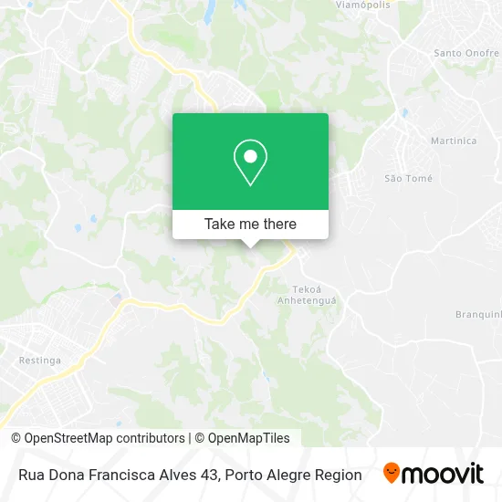 Rua Dona Francisca Alves 43 map