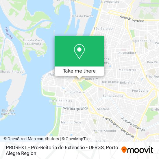 PROREXT - Pró-Reitoria de Extensão - UFRGS map