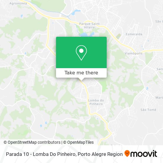 Parada 10 - Lomba Do Pinheiro map