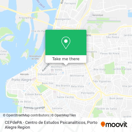 CEPdePA - Centro de Estudos Psicanalíticos map