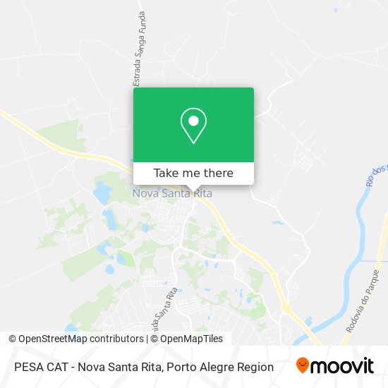 PESA CAT - Nova Santa Rita map