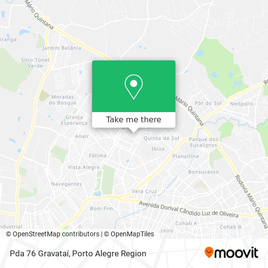 Pda 76 Gravataí map