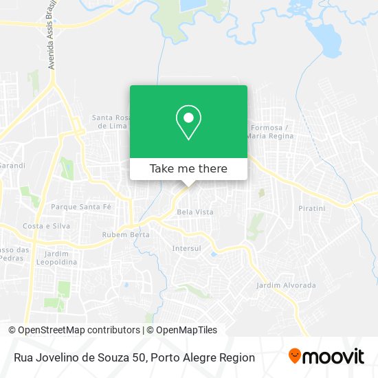 Rua Jovelino de Souza 50 map