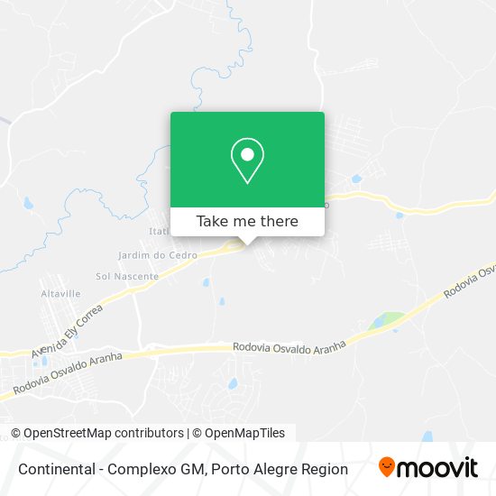Continental - Complexo GM map